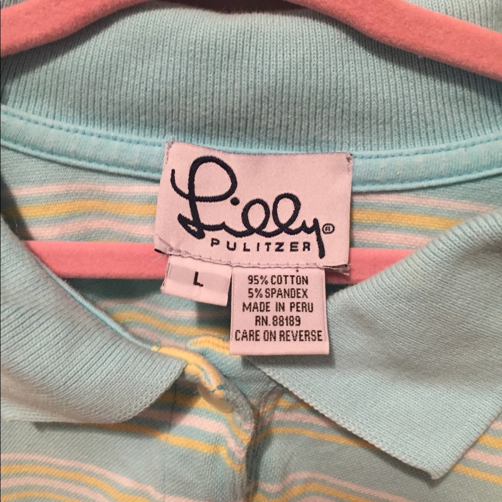 Lilly Pulitzer Polo Palm Tree size Large